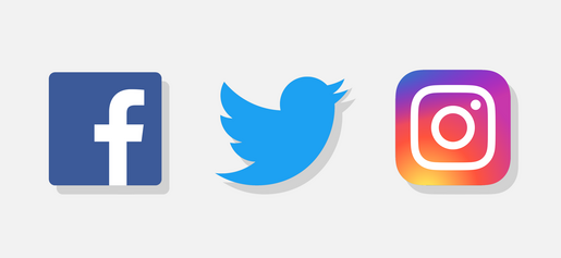 Instagram facebook twitter