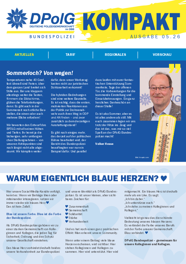DPolG Bundespolizei Kompakt 05-2026 DPolG Bundespolizei Kompakt 05-2026