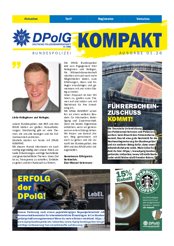 DPolG Bundespolizei Kompakt 01-2026 DPolG Bundespolizei Kompakt 01-2026